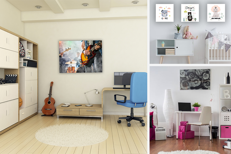 Decorate Your Kid's Room with Canvas Prints
