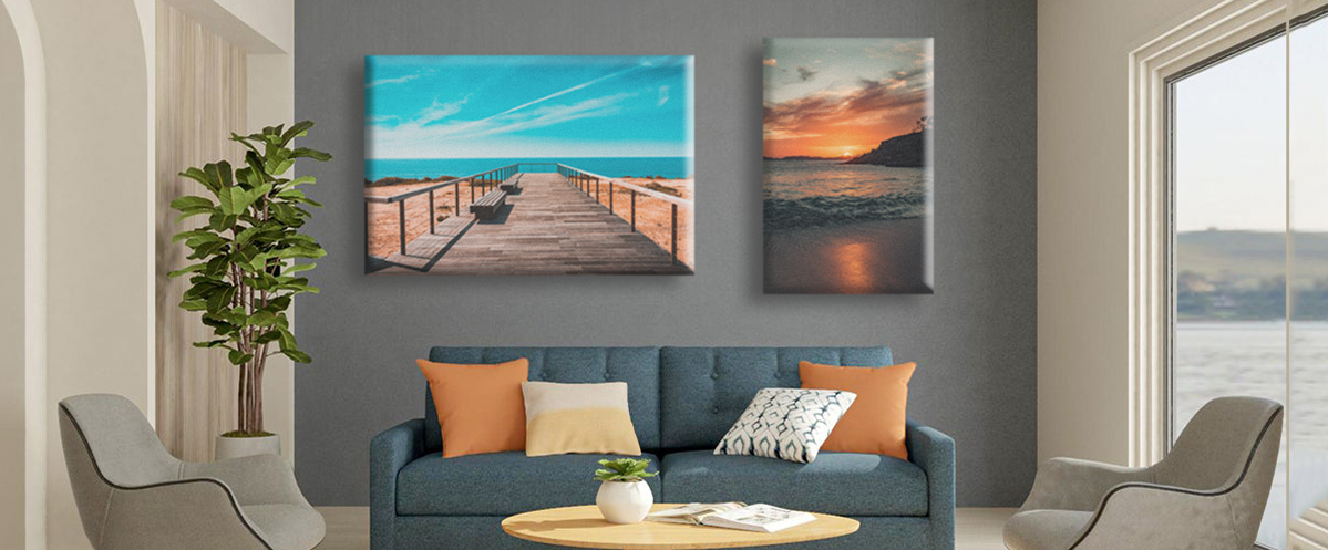  Custom Canvas Prints with Your Photo 8x10 Personalized