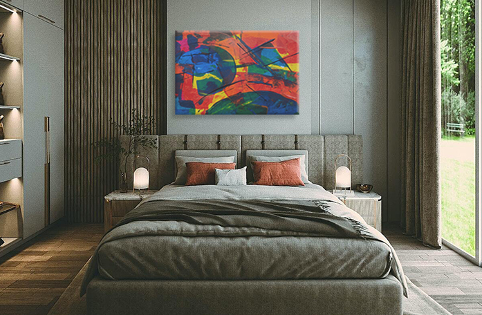 Creating a Dreamscape Bedroom with Canvas Prints